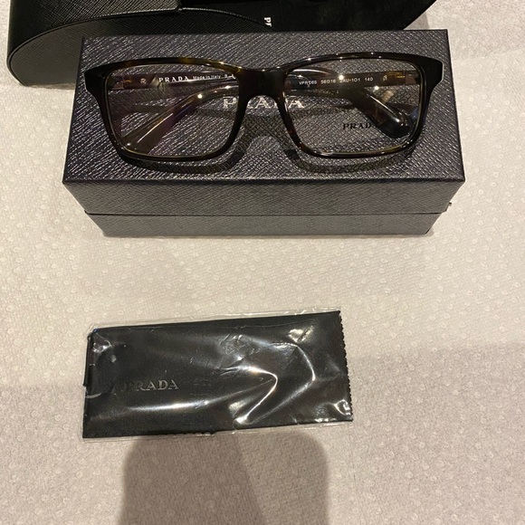 PRADA TORTOISE EYEGLASSES/ OPTICAL FRAMES BRAND NEW MADE IN ITALY - Picture 4 of 15
